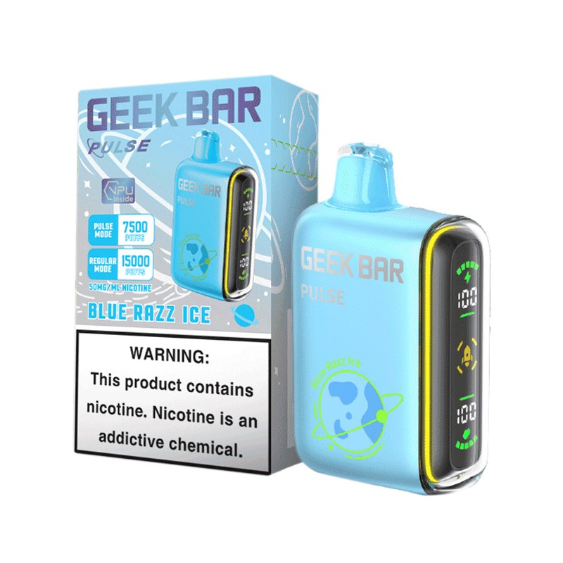 Blue Razz Ice Geek Bar Flavor
