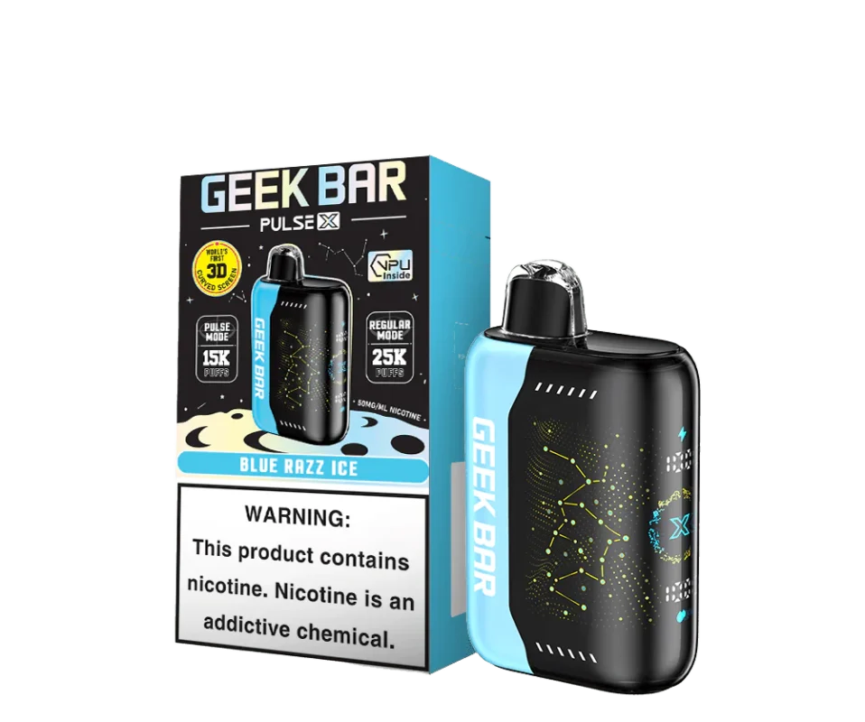 Blue Razz Ice Geek Bar Pulse X