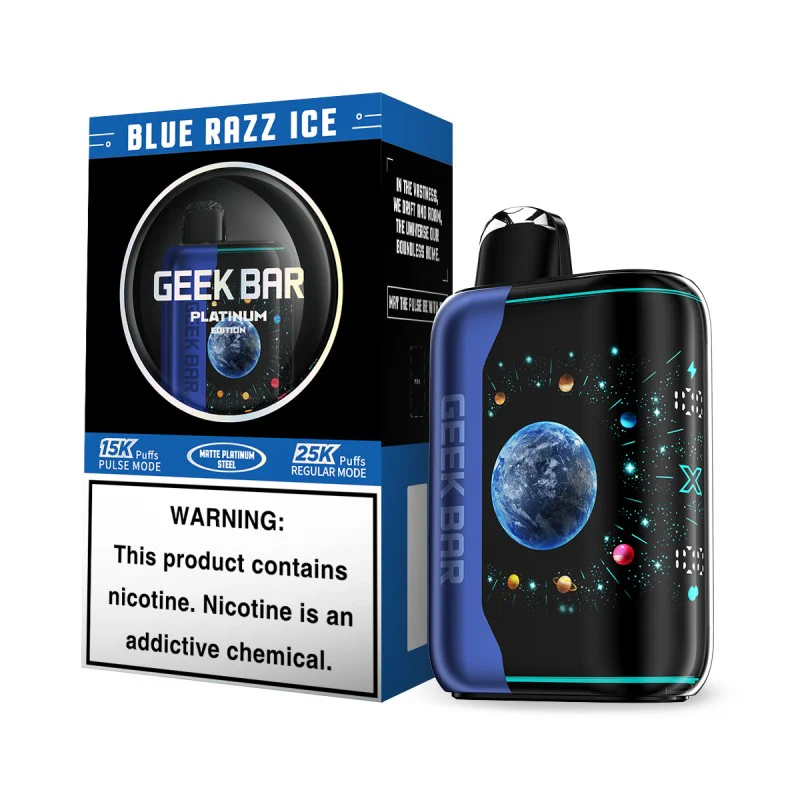 Blue Razz Ice Geek Bar platinum