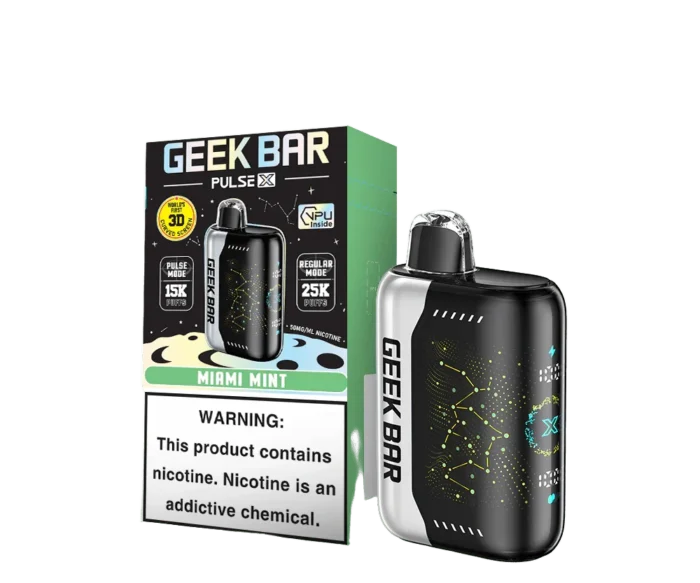 Miami Mint Geek Bar Pulse X
